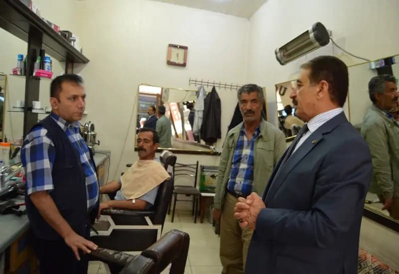 Yağmurdan Etkilenen Esnaflara Ziyaret (2)