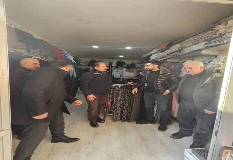 Şevket Keskin Darende'de Esnaflarla Buluştu (32)