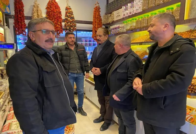 MESOB Başkanı Keskin Arapgir'de Esnaflarla Bir Araya Geldi (1)