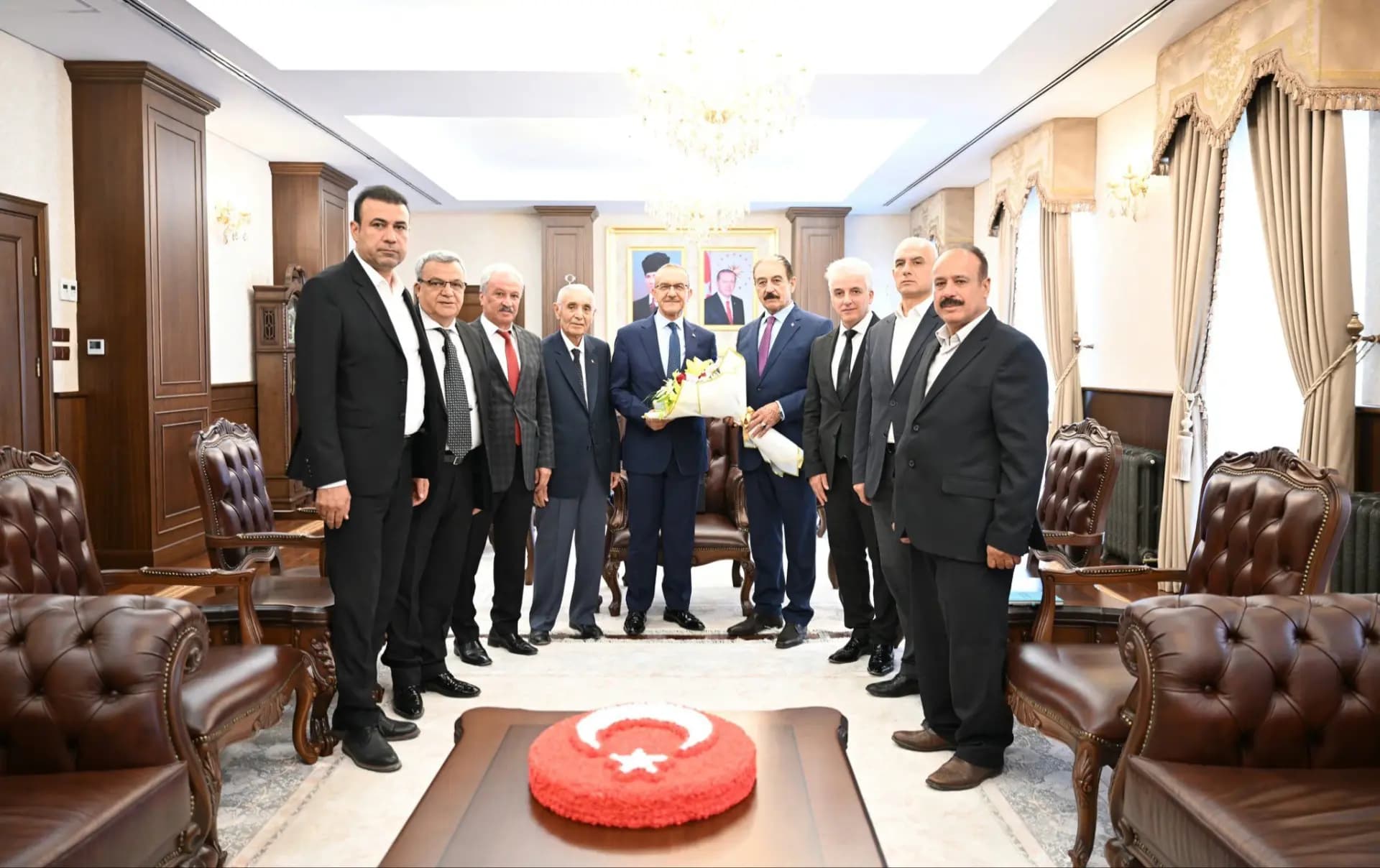 MESOB Heyetinden Vali Seddar Yavuz'a Ahilik Haftası Ziyareti